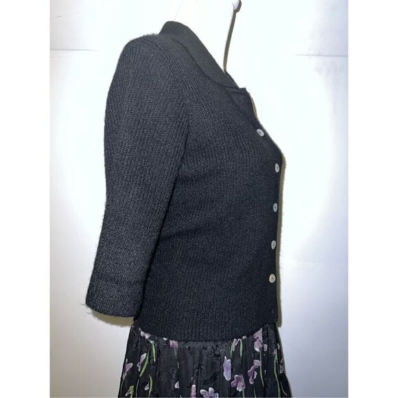 Women’s Black Button Down Cardigan XS - Picture 3 of 7
